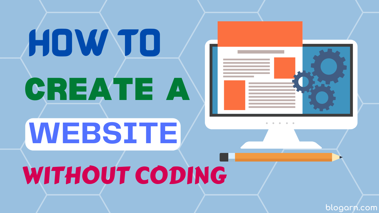 How to create a website without coding