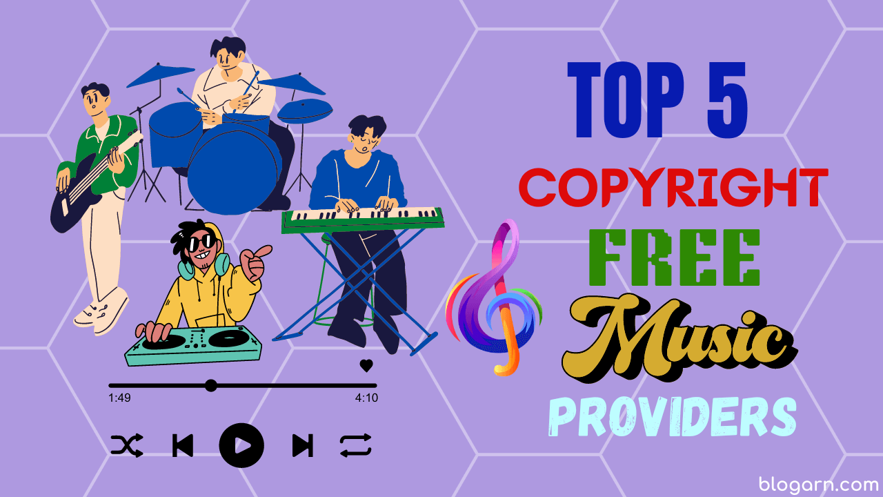 Top 5 copyright-free music providers
