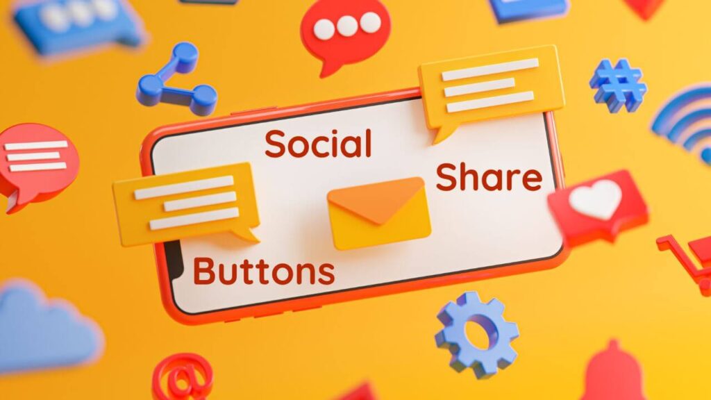 Social share buttons